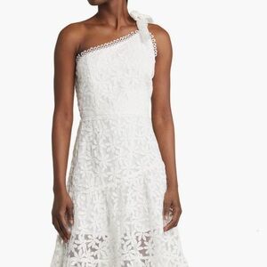 Lost + Wander White Floral Lace Maxi Dress